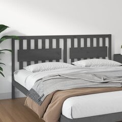 Изголовье кровати, 185,5x4x100 см, серое цена и информация | Кровати | kaup24.ee