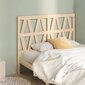 vidaXL voodipeats, 126 x 4 x 100 cm, männipuit hind ja info | Voodid | kaup24.ee