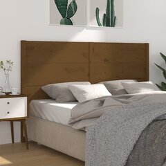 vidaXL voodipeats, meepruun, 146 x 4 x 100 cm, männipuit цена и информация | Кровати | kaup24.ee