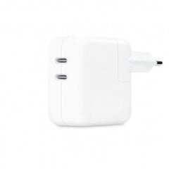 Apple 35W Dual USB-C Port Power Adapter - MNWP3ZM/A цена и информация | Зарядные устройства для ноутбуков | kaup24.ee