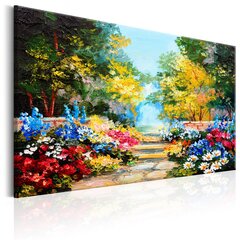 Pilt - The Flowers Alley 90x60 cm hind ja info | Seinapildid | kaup24.ee