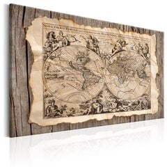 Живопись - The Map of the Past 90x60 см цена и информация | Картины, живопись | kaup24.ee
