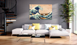 Pilt - The Great Wave off Kanagawa (Reproduction) 120x80 cm hind ja info | Seinapildid | kaup24.ee