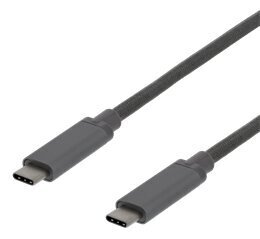 Deltaco, USB-C, 0.5 m hind ja info | Kaablid ja juhtmed | kaup24.ee