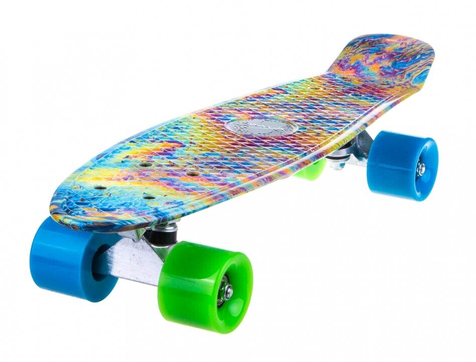 Laste Pennyboard Vivo Ocean, mitmevärviline (4526278) 0181 hind ja info | Rulad | kaup24.ee