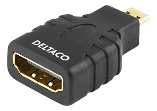 Deltaco adapter HDMI - micro HDMI, 4K UHD 30Hz hind ja info | USB jagajad, adapterid | kaup24.ee