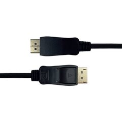 DEltaco, DisplayPort, 4K UHD, 21.6 Gb/s, 5 m hind ja info | Kaablid ja juhtmed | kaup24.ee
