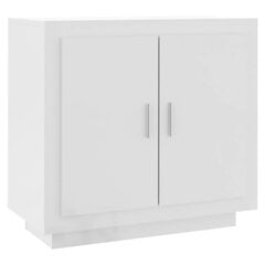 vidaXL puhvetkapp, kõrgläikega, valge, 80x40x75 cm tehispuit hind ja info | Elutoa väikesed kapid | kaup24.ee
