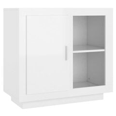 vidaXL puhvetkapp kõrgläikega valge 80x40x75 cm hind ja info | Elutoa väikesed kapid | kaup24.ee