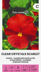 Kannike clear crystals scarlet hind ja info | Lilleseemned | kaup24.ee
