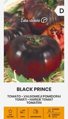 Söödavad tomatid Black Prince цена и информация | Семена овощей, ягод | kaup24.ee