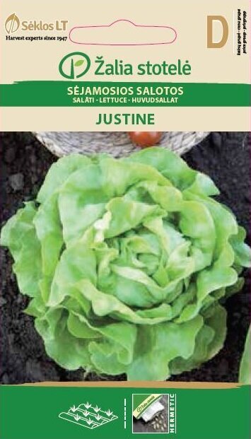 Salot Justine цена и информация | Köögivilja-, marjaseemned | kaup24.ee