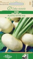 Naeris Platte Witte Mei цена и информация | Семена овощей, ягод | kaup24.ee