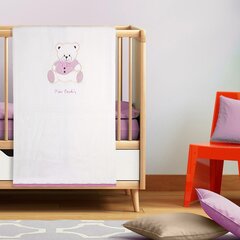 Laste pleed PIERRE CARDIN Pink Bear, 80x110 cm hind ja info | Voodikatted, pleedid | kaup24.ee