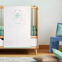 Laste pleed PIERRE CARDIN Green Bear, 110x140 cm цена и информация | Покрывала, пледы | kaup24.ee