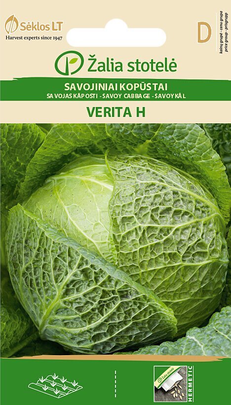 Kapsas Savojiniai Verita H цена и информация | Köögivilja-, marjaseemned | kaup24.ee