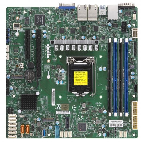 Supermicro MBD-X11SCH-LN4F motherboard Intel C246 LGA 1151 (Socket H4) micro ATX hind ja info | Emaplaadid | kaup24.ee