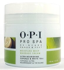 Massaažikreem OPI Pro SPA Moisture Whip Massage Cream, 118 ml цена и информация | Массажные масла | kaup24.ee