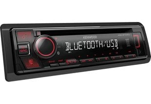 Kenwood KDC-BT440U car media receiver Black 50 W Bluetooth цена и информация | Автомагнитолы, мультимедиа | kaup24.ee