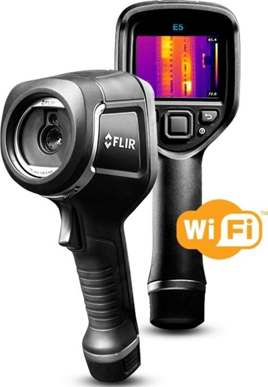 FLIR E5xt Thermal imaging camera -20 fino a 400 °C 160 x 120 Pixel 9 Hz MSX®, WiFi LCD hind ja info | Termokaamerad | kaup24.ee