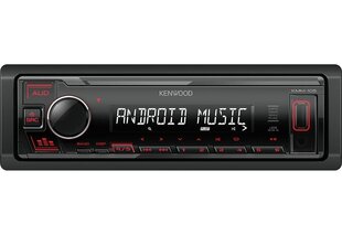 Kenwood KMM-105RY car media receiver Black 50 W hind ja info | Autoraadiod, multimeedia | kaup24.ee