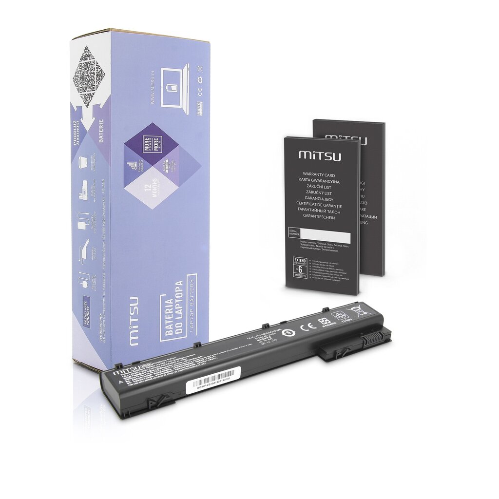 MITSU BATTERY BC/HP-ZB15 (HP 4400 MAH 63 WH) hind ja info | Sülearvuti akud | kaup24.ee