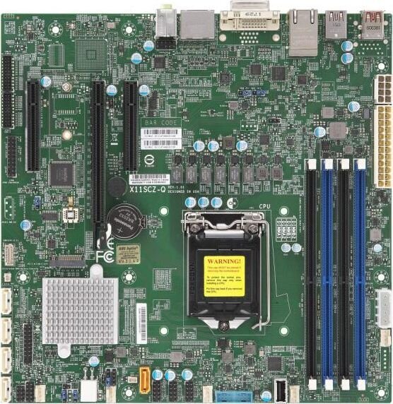 Supermicro X11SCZ-Q Intel Q370 LGA 1151 (Socket H4) micro ATX hind ja info | Emaplaadid | kaup24.ee