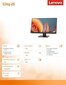 Lenovo ThinkVision E24q-20 23.8" 4 ms 300 nits HDMI, DP Raven Black hind ja info | Monitorid | kaup24.ee