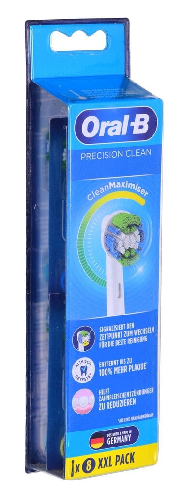 Oral-B PrecisionClean hambaharjapead, 8 tk valget цена и информация | Elektriliste hambaharjade otsikud | kaup24.ee