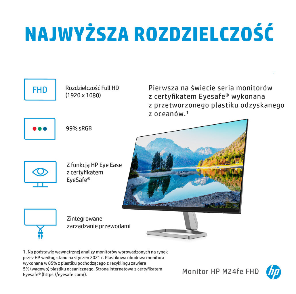 HP M24FE цена и информация | Monitorid | kaup24.ee