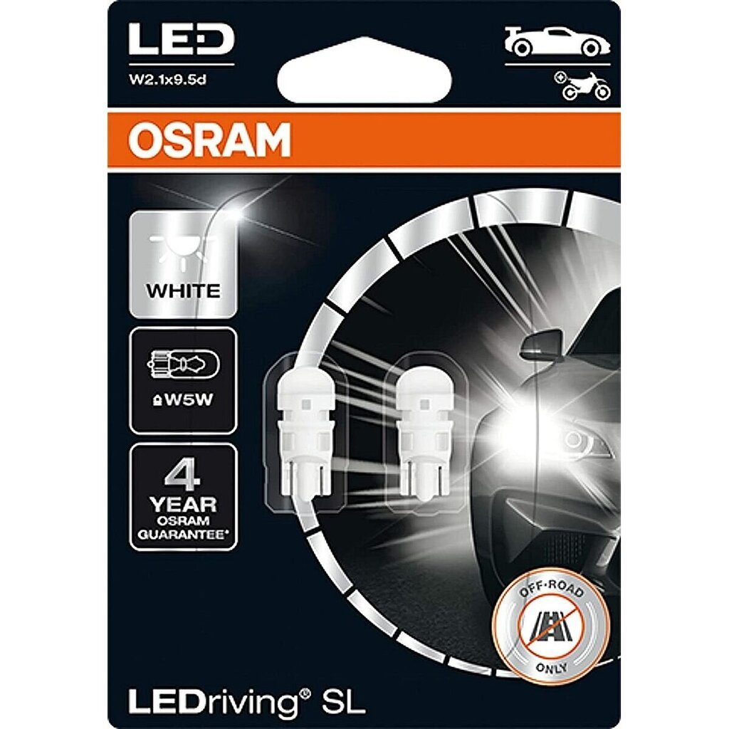 Autolamp Osram OS2825DWP-02B 0,8 ​​W 6000K W5W hind ja info | Autopirnid | kaup24.ee