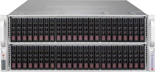 Supermicro CSE-836BE1C-R1K03JBOD disk array Rack (4U) Black hind ja info | Sisemised kõvakettad (HDD, SSD, Hybrid) | kaup24.ee