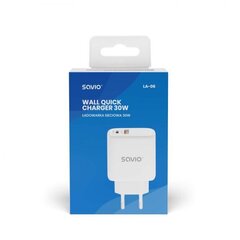 Savio USB Quick Charge 30W цена и информация | Savio Мобильные телефоны, Фото и Видео | kaup24.ee