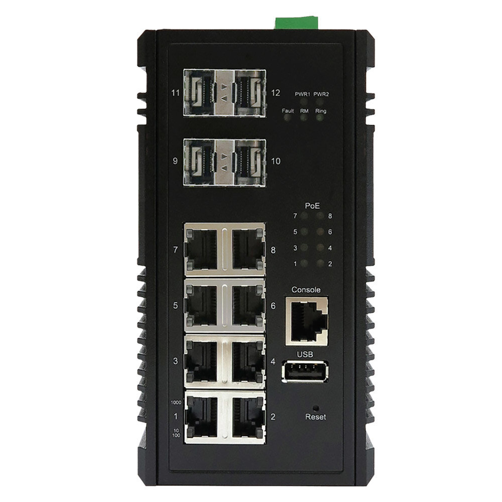 Edimax IGS-5408P võrgulüliti Hallatav Gigabit Ethernet (10/100/1000) Power over Ethernet (PoE) Must hind ja info | Lülitid (Switch) | kaup24.ee