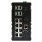 Edimax IGS-5408P võrgulüliti Hallatav Gigabit Ethernet (10/100/1000) Power over Ethernet (PoE) Must цена и информация | Lülitid (Switch) | kaup24.ee