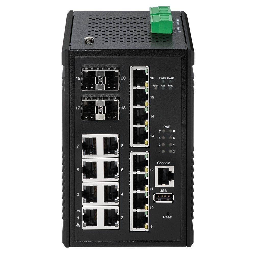 Edimax IGS-5416P network switch Managed Gigabit Ethernet (10/100/1000) Power over Ethernet (PoE) Black цена и информация | Lülitid (Switch) | kaup24.ee