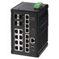 Edimax IGS-5416P network switch Managed Gigabit Ethernet (10/100/1000) Power over Ethernet (PoE) Black цена и информация | Lülitid (Switch) | kaup24.ee