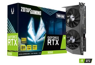 Zotac ZT-A30500E-10M graafikakaart NVIDIA GeForce RTX 3050 8 GB GDDR6 цена и информация | Видеокарты | kaup24.ee