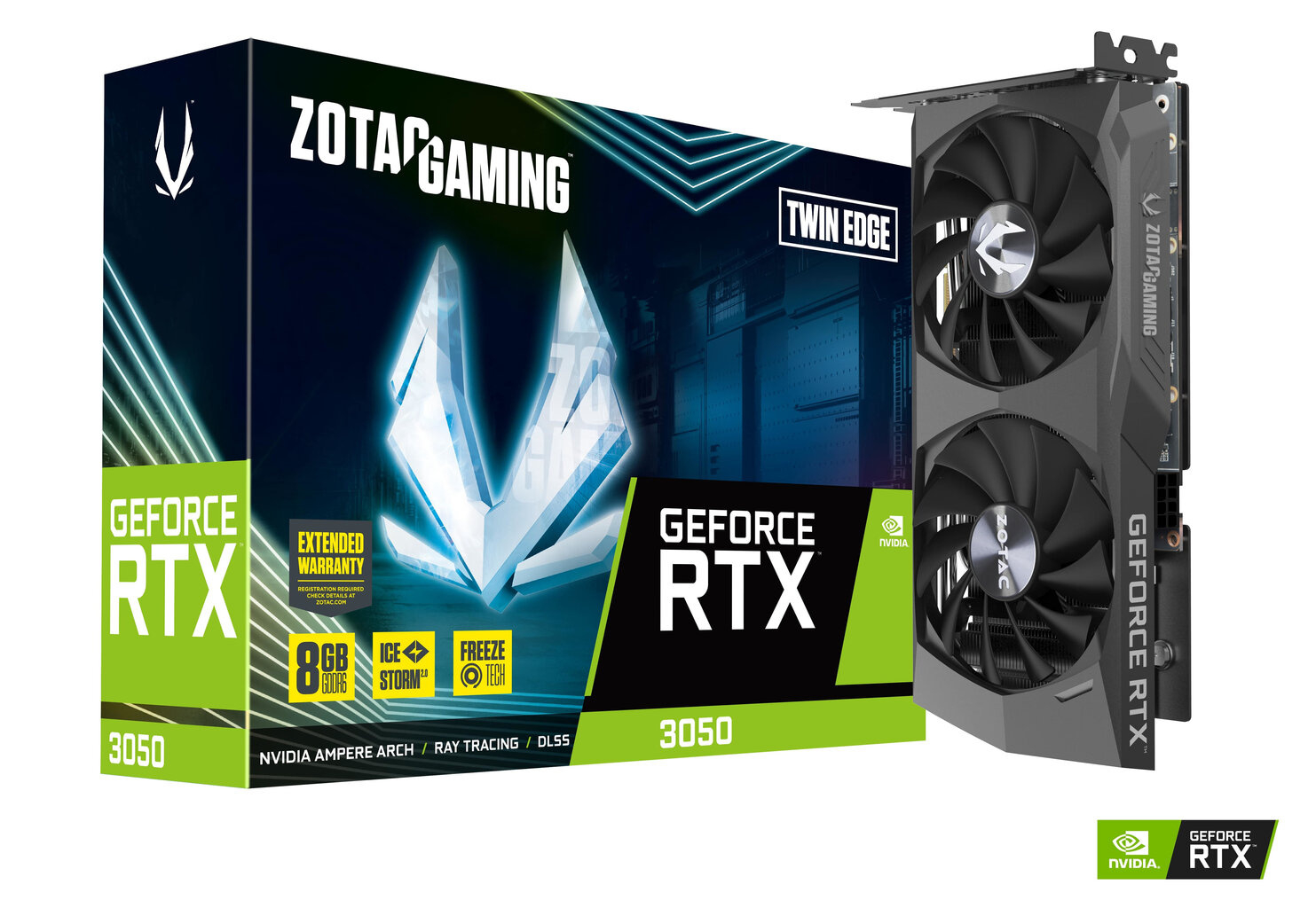 Zotac ZT-A30500E-10M graafikakaart NVIDIA GeForce RTX 3050 8 GB GDDR6 hind ja info | Videokaardid (GPU) | kaup24.ee