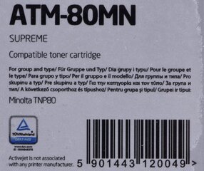 Activejet ATM-80MN toonerikassett Konica Minolta printeritele, asendus Konica Minolta TNP80M; Ülim; 9000 lehekülge; lilla hind ja info | Laserprinteri toonerid | kaup24.ee