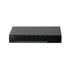 Dahua Europe PFS3008-8ET-60 network switch Unmanaged L2 Fast Ethernet (10/100) Black Power over Ethernet (PoE) цена и информация | Коммутаторы (Switch) | kaup24.ee