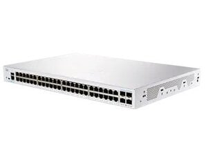 Cisco CBS250-48T-4X-EU network switch Managed L2/L3 Gigabit Ethernet (10/100/1000) Silver цена и информация | Коммутаторы (Switch) | kaup24.ee