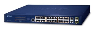 PLANET FGSW-2624HPS4 network switch Managed L2/L4 Gigabit Ethernet (10/100/1000) Power over Ethernet (PoE) 1U Blue цена и информация | Коммутаторы (Switch) | kaup24.ee