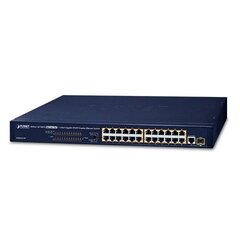 PLANET FGSW-2511P network switch Unmanaged Fast Ethernet (10/100) Power over Ethernet (PoE) 1U Blue hind ja info | Lülitid ja pistikupesad | kaup24.ee
