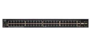 Cisco SG550X-48P Managed L3 Gigabit Ethernet (10/100/1000) Power over Ethernet (PoE) 1U Black, Grey цена и информация | Выключатели, розетки | kaup24.ee