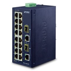 PLANET IFGS-1822TF network switch Unmanaged Fast Ethernet (10/100) Blue цена и информация | Коммутаторы (Switch) | kaup24.ee