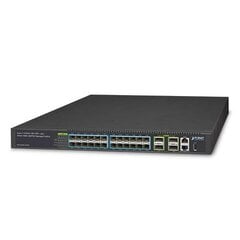 PLANET XGS-6350-24X4C network switch Managed L3 None 1U Black цена и информация | Выключатели, розетки | kaup24.ee