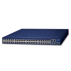 PLANET SGS-5240-48T4X network switch Managed L2/L3 Gigabit Ethernet (10/100/1000) Blue цена и информация | Коммутаторы (Switch) | kaup24.ee