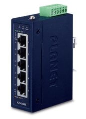 PLANET IGS-500T network switch Unmanaged Gigabit Ethernet (10/100/1000) Blue цена и информация | Коммутаторы (Switch) | kaup24.ee