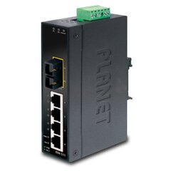 PLANET ISW-511S15 network switch Unmanaged L2 Fast Ethernet (10/100) Black цена и информация | Коммутаторы (Switch) | kaup24.ee